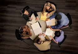 Social media training round table